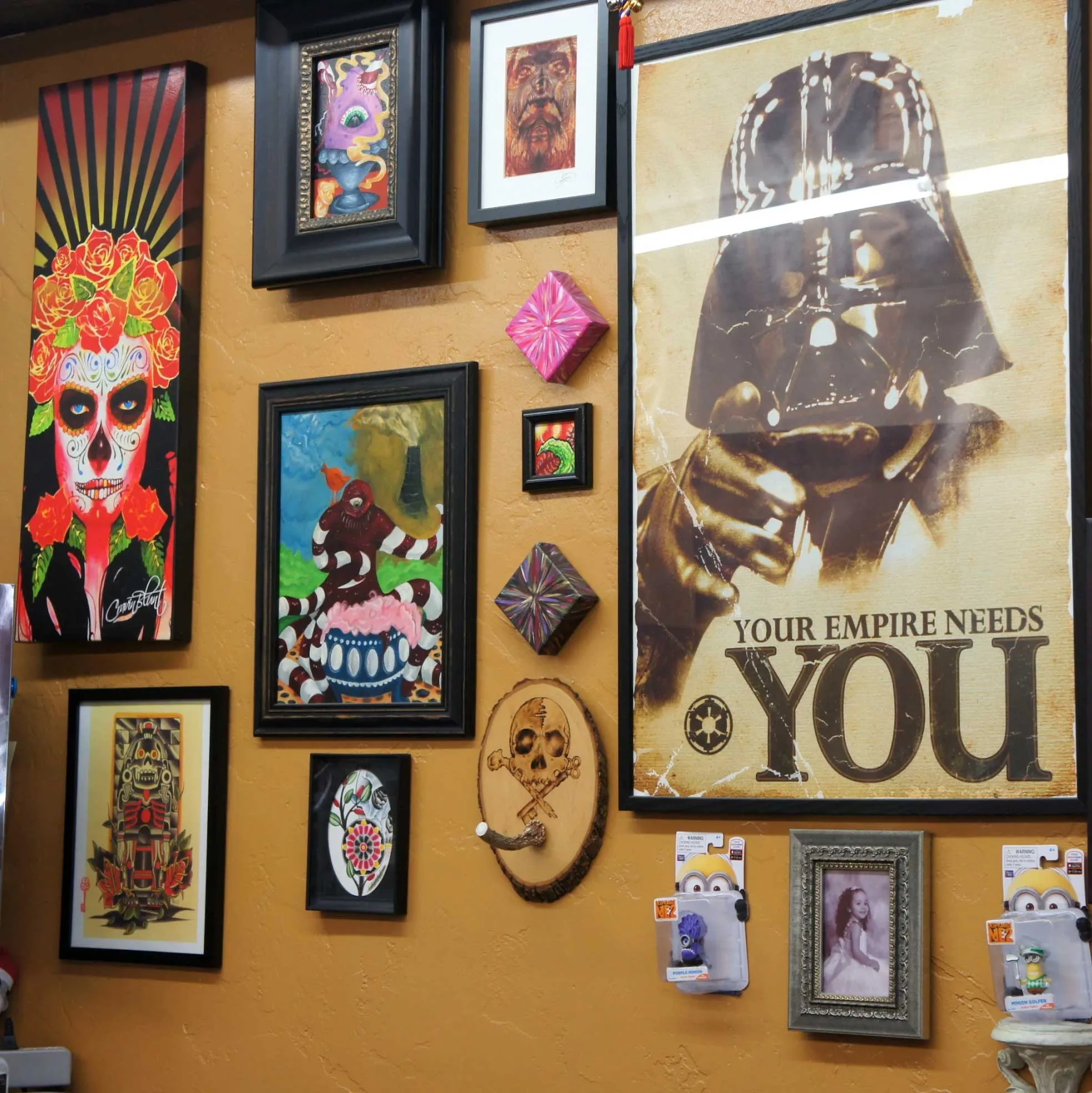 Flash art on display